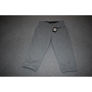 Under Armour Softball Pants Womens Small Grey Cropped Utility Loose Fit New
